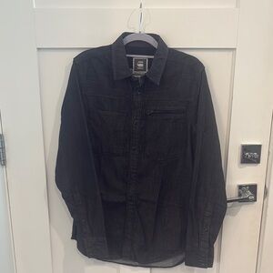 G-Star Men's Dark Gray Shirt Jacket